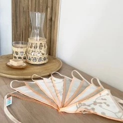 L.A.P. Atelier Vlaggenlijn Naturel | 7,5 Meter | Stoffen Vlaggetjes | Duurzaam & Handgemaakt | Naturel Wit -Duurzamer-speelgoed Winkel 550x550 202