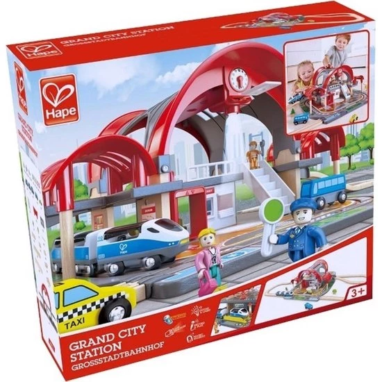 Hape - Grand City Station - Houten Treinset 12 Hape - Grand City Station - Houten Treinset - Afbeelding 12