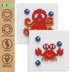 Biobuddi Pixel Create Create Octopus Or Crab BB-2018 -Duurzamer-speelgoed Winkel 550x550 336