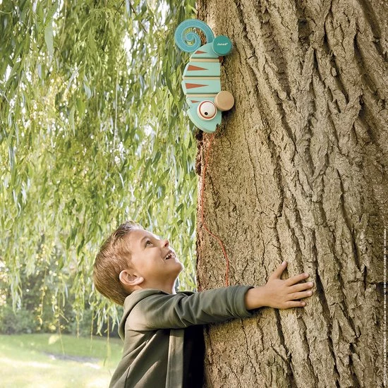 Janod Tropik - Trekfiguur Kameleon 2 Janod Tropik - Trekfiguur Kameleon - Afbeelding 2