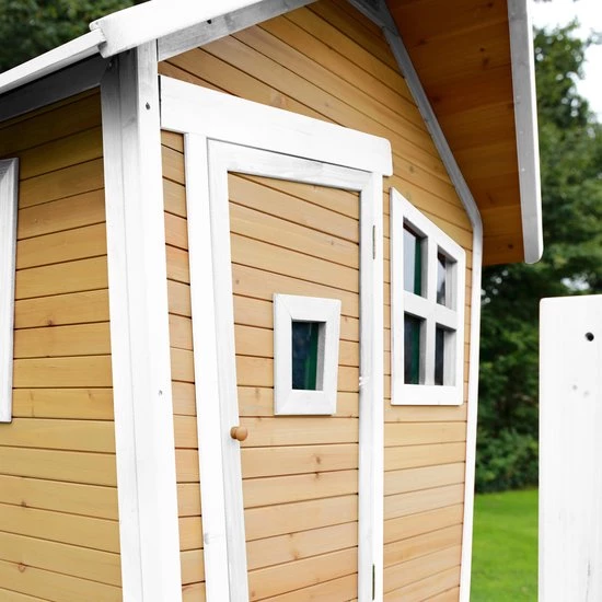 AXI Robin Speelhuis In Bruin/Wit - Met Verdieping En Paarse Glijbaan - Speelhuisje Voor De Tuin / Buiten - FSC Hout - Speeltoestel Voor Kinderen 19 AXI Robin Speelhuis In Bruin/Wit - Met Verdieping En Paarse Glijbaan - Speelhuisje Voor De Tuin / Buiten - FSC Hout - Speeltoestel Voor Kinderen - Afbeelding 19