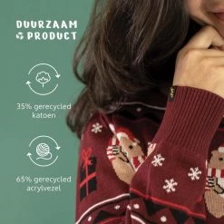 JAP Christmas JAP Foute Kersttrui - Beer Met Geschenk - Kerstcadeau Volwassenen - Dames En Heren - Kerst - 3XL - Donker Rood 12 JAP Christmas JAP Foute Kersttrui - Beer Met Geschenk - Kerstcadeau Volwassenen - Dames En Heren - Kerst - 3XL - Donker Rood -Duurzamer-speelgoed Winkel 550x550 442