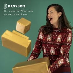 JAP Christmas JAP Foute Kersttrui - Beer Met Geschenk - Kerstcadeau Volwassenen - Dames En Heren - Kerst - 3XL - Donker Rood 14 JAP Christmas JAP Foute Kersttrui - Beer Met Geschenk - Kerstcadeau Volwassenen - Dames En Heren - Kerst - 3XL - Donker Rood -Duurzamer-speelgoed Winkel 550x550 444