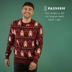 JAP Christmas JAP Foute Kersttrui - Beer Met Geschenk - Kerstcadeau Volwassenen - Dames En Heren - Kerst - 3XL - Donker Rood 15 JAP Christmas JAP Foute Kersttrui - Beer Met Geschenk - Kerstcadeau Volwassenen - Dames En Heren - Kerst - 3XL - Donker Rood -Duurzamer-speelgoed Winkel 550x550 445