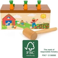 Small Foot Company Small Foot - Houten Hamerbank 'Sesamstraat' -Duurzamer-speelgoed Winkel 550x550 458
