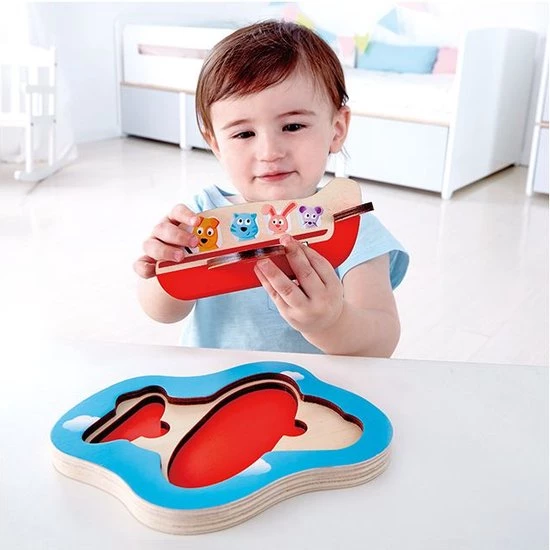 Hape Speelgoed - 3D-Vliegtuig Puzzel 3 Hape Speelgoed - 3D-Vliegtuig Puzzel - Afbeelding 3