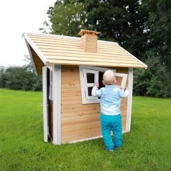 AXI Alice Speelhuis In Bruin/Wit - FSC Hout - Speelhuisje Voor De Tuin / Buiten - Tuinhuisje Voor Kinderen - 10 Jaar Garantie! -Duurzamer-speelgoed Winkel 550x550 548