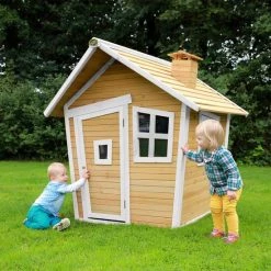 AXI Alice Speelhuis In Bruin/Wit - FSC Hout - Speelhuisje Voor De Tuin / Buiten - Tuinhuisje Voor Kinderen - 10 Jaar Garantie! -Duurzamer-speelgoed Winkel 550x550 552