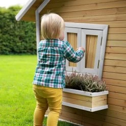 AXI Alice Speelhuis In Bruin/Wit - FSC Hout - Speelhuisje Voor De Tuin / Buiten - Tuinhuisje Voor Kinderen - 10 Jaar Garantie! -Duurzamer-speelgoed Winkel 550x550 556