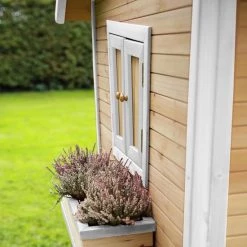 AXI Alice Speelhuis In Bruin/Wit - FSC Hout - Speelhuisje Voor De Tuin / Buiten - Tuinhuisje Voor Kinderen - 10 Jaar Garantie! -Duurzamer-speelgoed Winkel 550x550 559