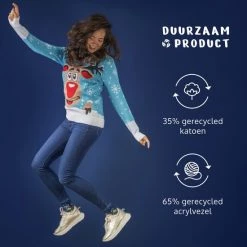 JAP Christmas JAP Foute Kersttrui - Rudolf Het Rendier - Kerstcadeau - Voor Kinderen - Kerst - 5/6 Jaar - Licht Blauw 12 JAP Christmas JAP Foute Kersttrui - Rudolf Het Rendier - Kerstcadeau - Voor Kinderen - Kerst - 5/6 Jaar - Licht Blauw -Duurzamer-speelgoed Winkel 550x550 574