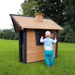 AXI Alice Speelhuis In Bruin/Antraciet - FSC Hout - Speelhuisje Voor De Tuin / Buiten - Tuinhuisje Voor Kinderen - 10 Jaar Garantie! -Duurzamer-speelgoed Winkel 550x550 638