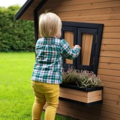 AXI Alice Speelhuis In Bruin/Antraciet - FSC Hout - Speelhuisje Voor De Tuin / Buiten - Tuinhuisje Voor Kinderen - 10 Jaar Garantie! -Duurzamer-speelgoed Winkel 550x550 642