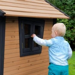 AXI Alice Speelhuis In Bruin/Antraciet - FSC Hout - Speelhuisje Voor De Tuin / Buiten - Tuinhuisje Voor Kinderen - 10 Jaar Garantie! -Duurzamer-speelgoed Winkel 550x550 644