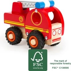 Small Foot Company Small Foot Brandweervoertuig Rood 13 X 7 X 10 Cm -Duurzamer-speelgoed Winkel 550x550 704