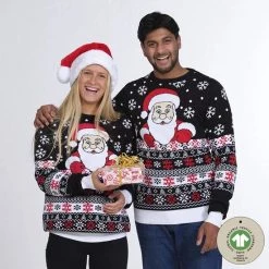 Jule Sweaters Foute Kersttrui Dames & Heren - Christmas Sweater "De Lievelingstrui Van De Kerstman" - 100% Biologisch Katoen - Kerst Trui Mannen & Vrouwen Maat M -Duurzamer-speelgoed Winkel 550x550 706