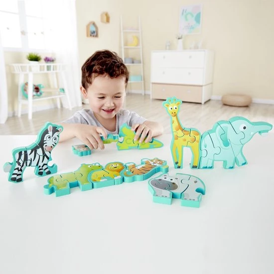 Hape Vormenpuzzel Dieren En Alfabet Hout 78 Cm 26-delig 3 Hape Vormenpuzzel Dieren En Alfabet Hout 78 Cm 26-delig - Afbeelding 3