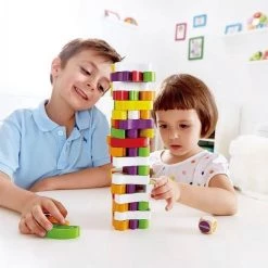 Hape Evenwichtsspel Stacking Veggie 55-delig -Duurzamer-speelgoed Winkel 550x550 807