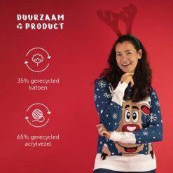 JAP Christmas JAP Foute Kersttrui - Rudolf Het Rendier - Kerstcadeau Volwassenen - Dames En Heren - Kerst - M - Donker Blauw 14 JAP Christmas JAP Foute Kersttrui - Rudolf Het Rendier - Kerstcadeau Volwassenen - Dames En Heren - Kerst - M - Donker Blauw -Duurzamer-speelgoed Winkel 550x550 821