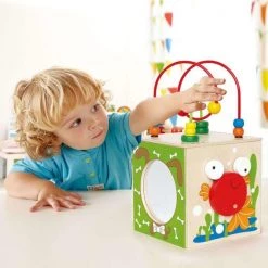 Hape Speelkubus Met Kralenspiraal -Duurzamer-speelgoed Winkel 550x550 845