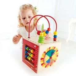 Hape Speelkubus Met Kralenspiraal -Duurzamer-speelgoed Winkel 550x550 846
