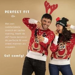 JAP Christmas JAP Foute Kersttrui - Rudolf Het Rendier - Kerstcadeau - Voor Kinderen - Kerst - 4/5 Jaar - Rood 11 JAP Christmas JAP Foute Kersttrui - Rudolf Het Rendier - Kerstcadeau - Voor Kinderen - Kerst - 4/5 Jaar - Rood -Duurzamer-speelgoed Winkel 550x550 90