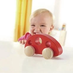 Hape | Houten Mini Bus - Rood -Duurzamer-speelgoed Winkel 550x550 98