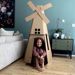 Kartonnen Windmolen - Cadeau Van Duurzaam Karton - Hobbykarton - KarTent -Duurzamer-speelgoed Winkel 550x551 4