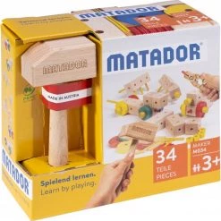 Matador Maker 3+ 34-delig Ki0 Houten Constructiespeelgoed -Duurzamer-speelgoed Winkel 550x553