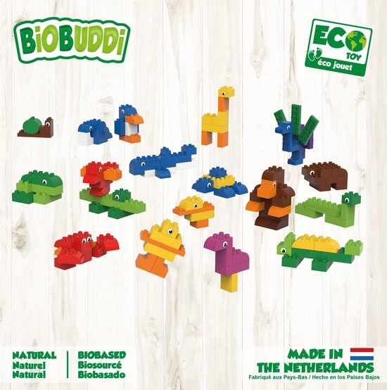 BiOBUDDi BiobBuddi Speelgoed Blokken | 240-delig 4 BiOBUDDi BiobBuddi Speelgoed Blokken | 240-delig - Afbeelding 4