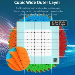 MoYu 10x10 Speedcube - Stickerless - Draai Kubus Puzzel - Magic Cube - Gratis Verzending -Duurzamer-speelgoed Winkel 550x556 4