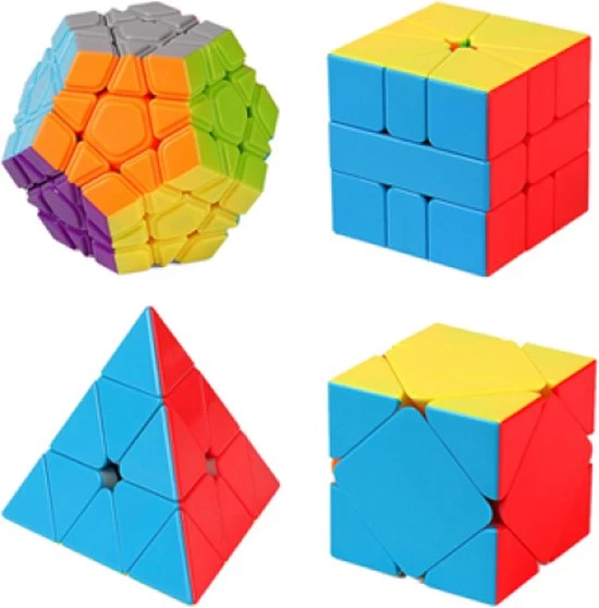 Moyu Meilong Megaminx, Pyraminx, Skewb, Square1 Kado Box 15 Moyu Meilong Megaminx, Pyraminx, Skewb, Square1 Kado Box - Afbeelding 15