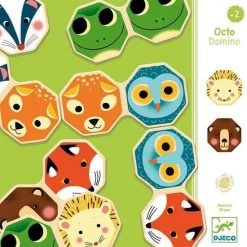 Djeco Octo Domino Bosdieren +2jr
