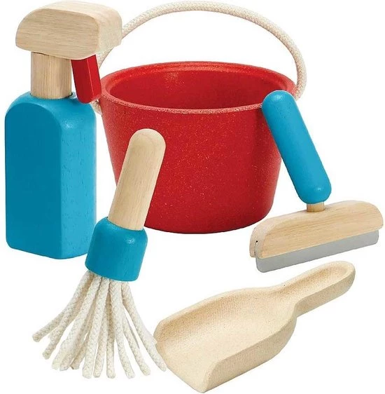 Plantoys Schoonmaakset - 5dlg. 2 Plantoys Schoonmaakset - 5dlg. - Afbeelding 2