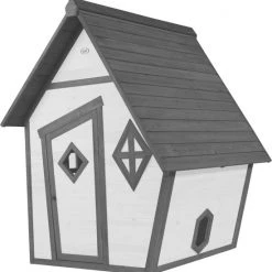 AXI Cabin Speelhuis In Grijs/Wit - Speelhuisje Voor De Tuin / Buiten - FSC Hout - Tuinhuisje Voor Kinderen - 10 Jaar Garantie -Duurzamer-speelgoed Winkel 550x563 4