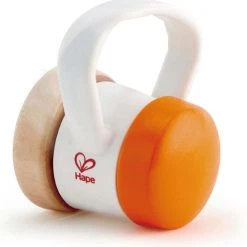 Hape Rammelaar Met Ratel 8 Cm Oranje/wit