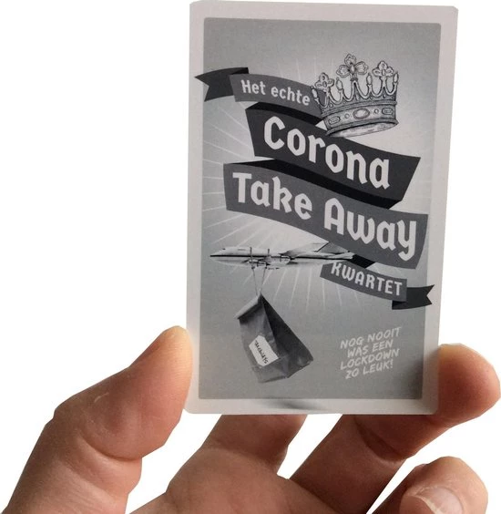 SpellenNel Het Echte Corona Take Away Kwartet - 20 Sets - XL - Coronakwartetspel - Coronakwartet -brievenbuscadeau 4 SpellenNel Het Echte Corona Take Away Kwartet - 20 Sets - XL - Coronakwartetspel - Coronakwartet -brievenbuscadeau - Afbeelding 4