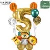 Dieren Ballon Pakket * 5 Jaar * Jungle Ballon * Dieren Feest * Jungle Feest * Verjaardag Feest * Hoera 5 Jaar * Gefeliciteerd * Kinderfeestje * Jungle Party * Snoes