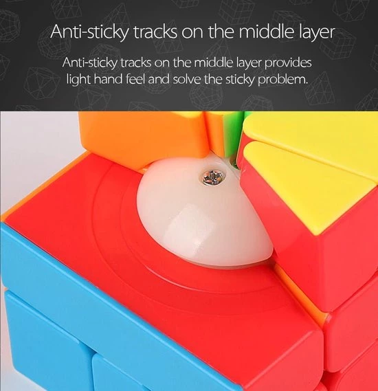 Moyu Meilong Megaminx, Pyraminx, Skewb, Square1 Kado Box 6 Moyu Meilong Megaminx, Pyraminx, Skewb, Square1 Kado Box - Afbeelding 6