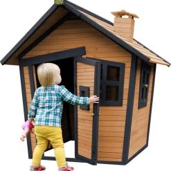 AXI Alice Speelhuis In Bruin/Antraciet - FSC Hout - Speelhuisje Voor De Tuin / Buiten - Tuinhuisje Voor Kinderen - 10 Jaar Garantie! -Duurzamer-speelgoed Winkel 550x575 15