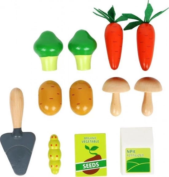 Merkloos Small Foot - Vegetable Garden Play Set 6 Merkloos Small Foot - Vegetable Garden Play Set - Afbeelding 6