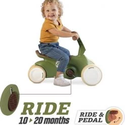BERG GO² Retro Loopauto - Groen - Voor Kinderen Van 10 Tot 30 Maanden -Duurzamer-speelgoed Winkel 550x577 2
