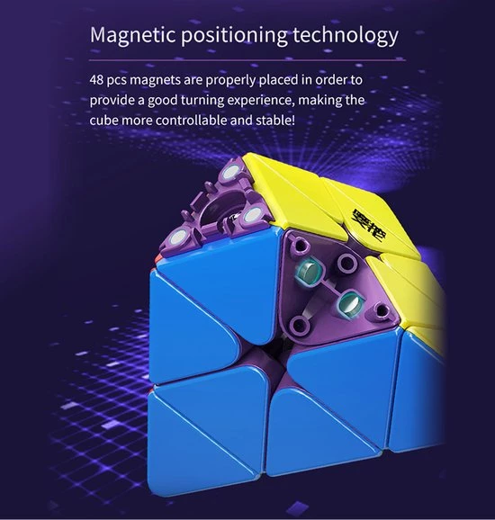 Moyu Weilong Pyraminx Magnetic - STANDARD EDITION 2 Moyu Weilong Pyraminx Magnetic - STANDARD EDITION - Afbeelding 2