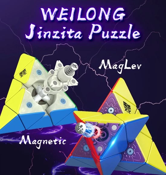 Moyu Weilong Pyraminx Magnetic - STANDARD EDITION 3 Moyu Weilong Pyraminx Magnetic - STANDARD EDITION - Afbeelding 3