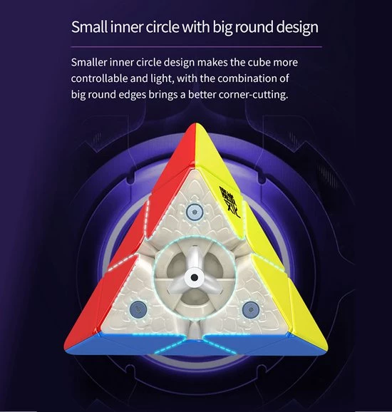 Moyu Weilong Pyraminx Magnetic - STANDARD EDITION 14 Moyu Weilong Pyraminx Magnetic - STANDARD EDITION - Afbeelding 14