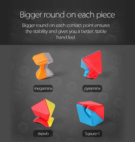 Moyu Meilong Megaminx, Pyraminx, Skewb, Square1 Kado Box 3 Moyu Meilong Megaminx, Pyraminx, Skewb, Square1 Kado Box - Afbeelding 3