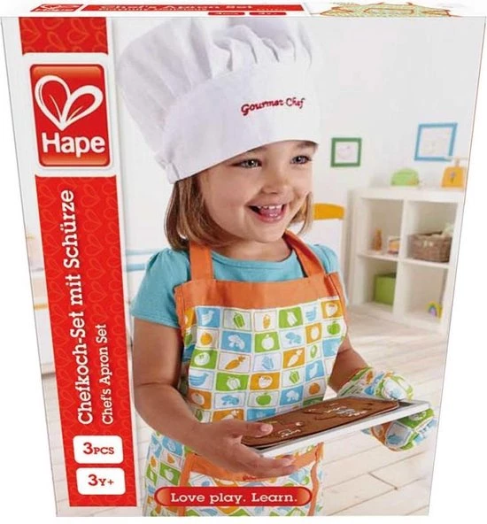 Hape Keuken Chef Kok Set 3 Hape Keuken Chef Kok Set - Afbeelding 3