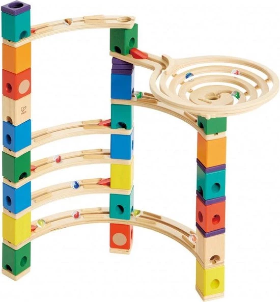 Hape Quadrilla Xcellerator - Houten Knikkerbaan 12 Hape Quadrilla Xcellerator - Houten Knikkerbaan - Afbeelding 12