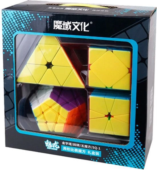 Moyu Meilong Megaminx, Pyraminx, Skewb, Square1 Kado Box 1 Moyu Meilong Megaminx, Pyraminx, Skewb, Square1 Kado Box