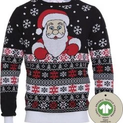 Jule Sweaters Foute Kersttrui Dames & Heren - Christmas Sweater "De Lievelingstrui Van De Kerstman" - 100% Biologisch Katoen - Kerst Trui Mannen & Vrouwen Maat XXL